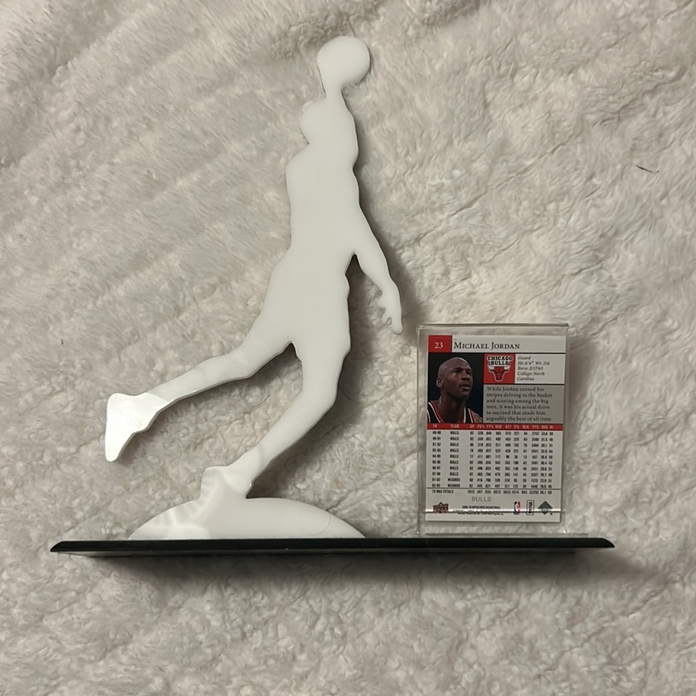 Michael Jordan StandUp Cutout With Card Gem
